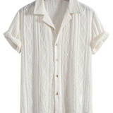 Camisa de algodón premium Biarritz de manga corta