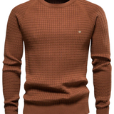 Suéter de hombre con diseño de punto