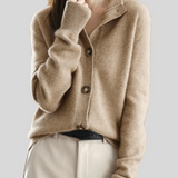 Claire | Kasmir Cardigan i Retro-Stil