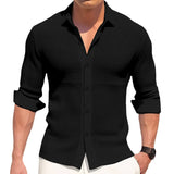 Camisa casual de algodón para Hombre