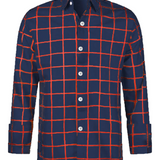 Camisa de cuadros de algodón premium para Hombre
