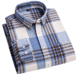Camisa de cuadros de algodón para Hombre