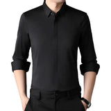 Camisa stretch antiarrugas de algodón premium para Hombre