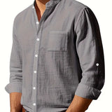Camisa elegante de lino para Hombre