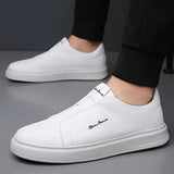 Zapatos de Cuero Slip-On