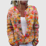 Helena™ | Cardigan med Blomsterhav