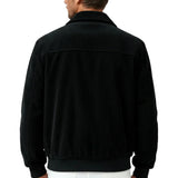 Chaqueta de Terciopelo Corduroy para Hombre - Negra