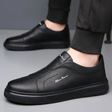 Zapatos de Cuero Slip-On