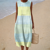 Bekväm ärmlös sommardress