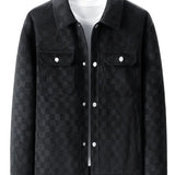 Chaqueta a Cuadros de Ante