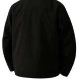 Chaqueta de Twill Ligero para Hombres – Negra – Corte Regular