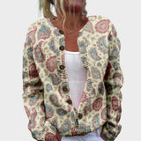 Lara – Blommig cardigan för hösten