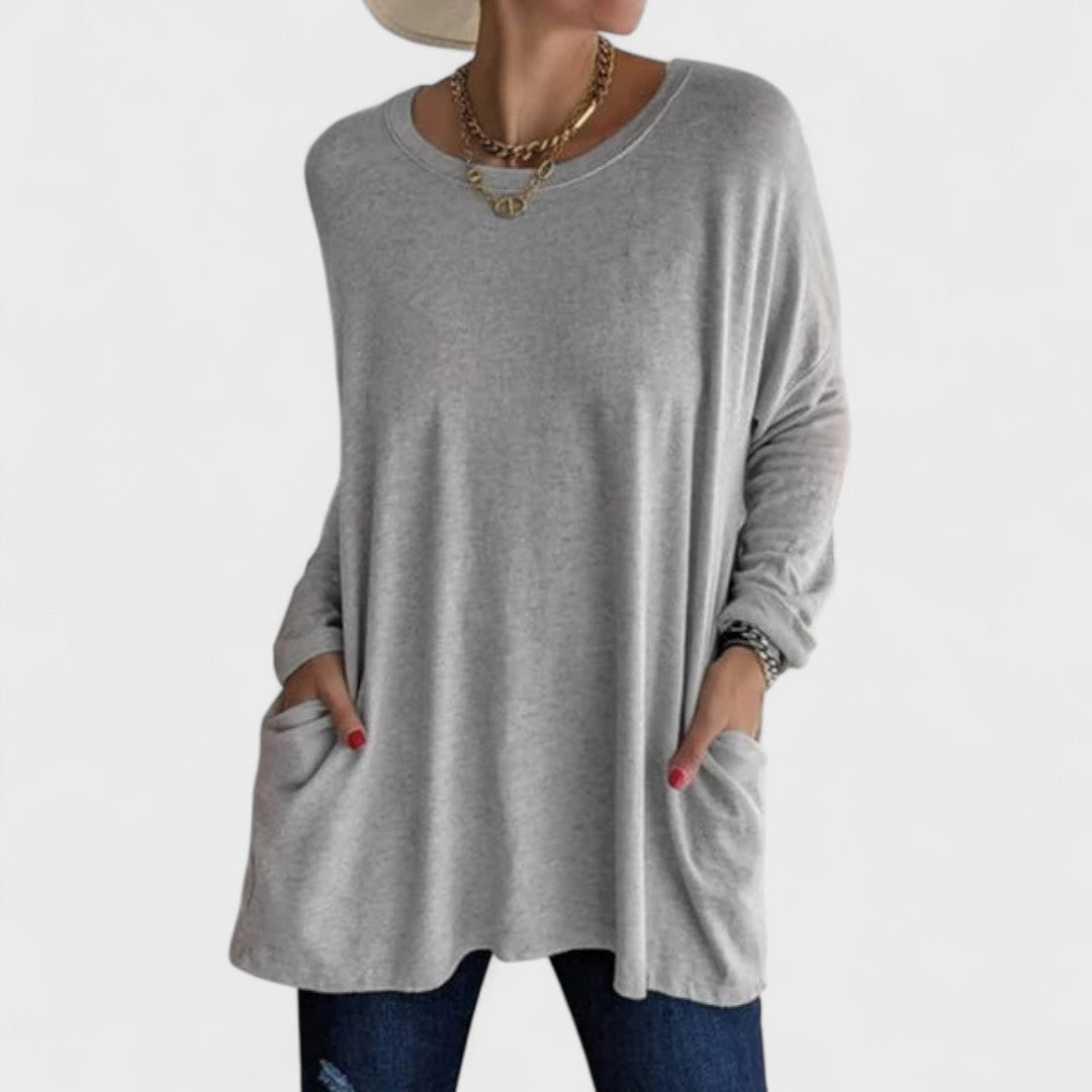 Mira – Ledig oversize topp – bild 2