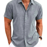 Camisa casual de algodón premium para Hombre – Negro