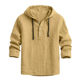 Adam – Camisa de lino con capucha