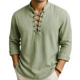 Camisa elegante de algodón premium para Hombre – Beige