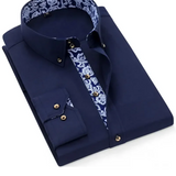 Camisa clásica de algodón para Hombre – Negro