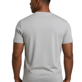 Camiseta Slim-Fit para Hombre en Bruma Plateada
