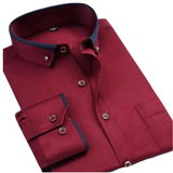Adriano – Camisa clásica de algodón premium para Hombre