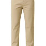 Pantalón hombre – Corte recto en algodón con elastano