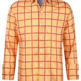 Camisa de cuadros de algodón premium para Hombre