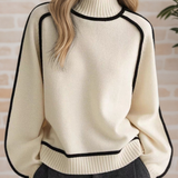 Donna | Elegant tröja med ståkrage
