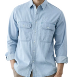 Camisa clásica de mezclilla para Hombre