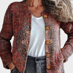 Belindra™ – Cardigan med bohomönster
