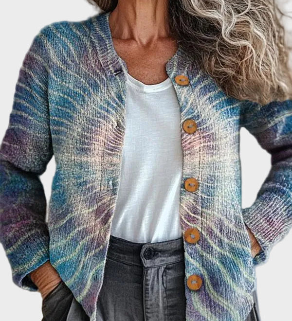Roswyn™ – Mysig mönstrad cardigan