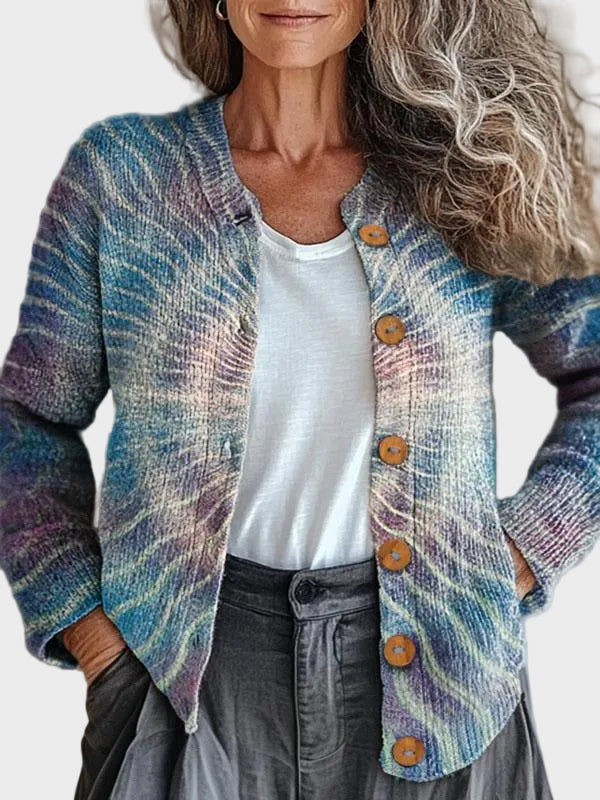 Roswyn™ – Mysig mönstrad cardigan