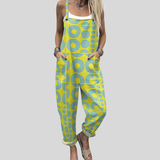 Retro Byxdress Gul-Turkos