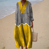 Fladdrande Tryckt Sommardress