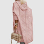 Lucie – Lång cardigan med huva – bild 4