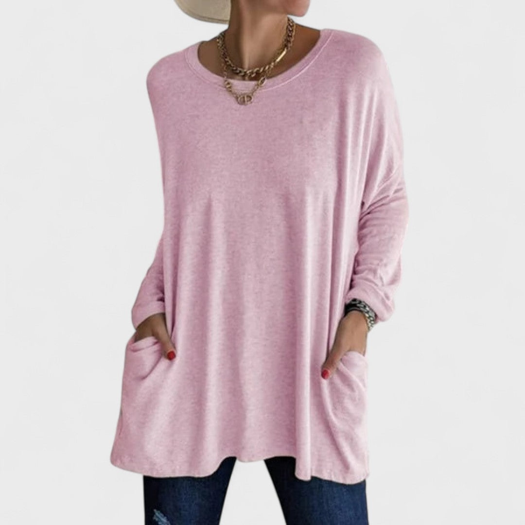 Mira – Ledig oversize topp – bild 3