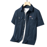 Camisa Atemporal de manga corta en algodón premium para Hombre – Verde
