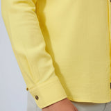 Camisa de lino Mónaco – Amarillo claro