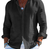 Camisa Atemporal de algodón premium para Hombre – Gris