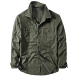 Camisa estilo cargo de algodón para Hombre