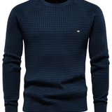 Suéter de hombre con diseño de punto