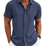 Camisa casual de algodón premium para Hombre – Negro