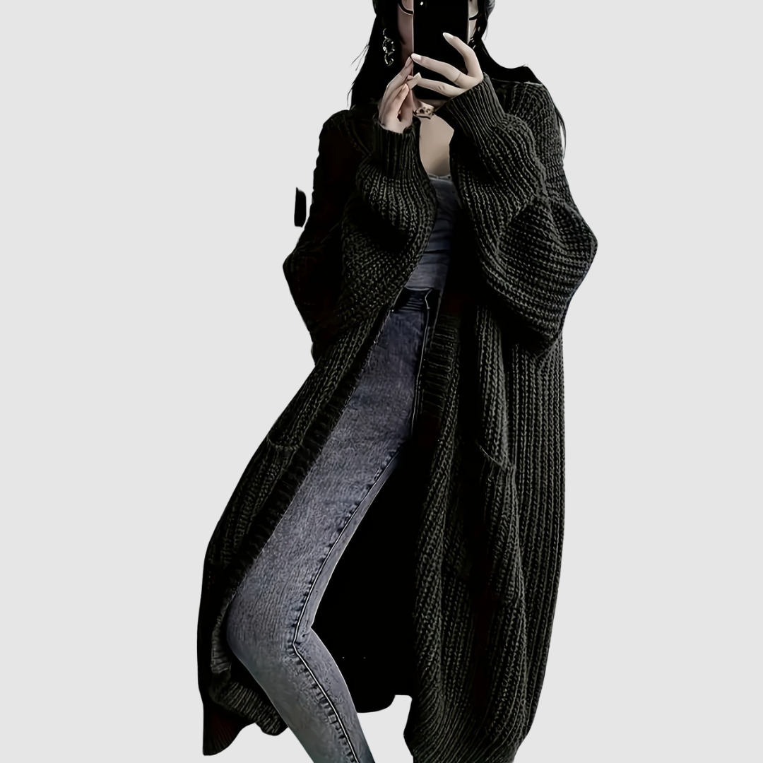Marie – Mysig lång cardigan – bild 4