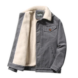 Chaqueta de Invierno de Terciopelo