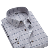 Camisa de estampado marino de algodón premium para Hombre