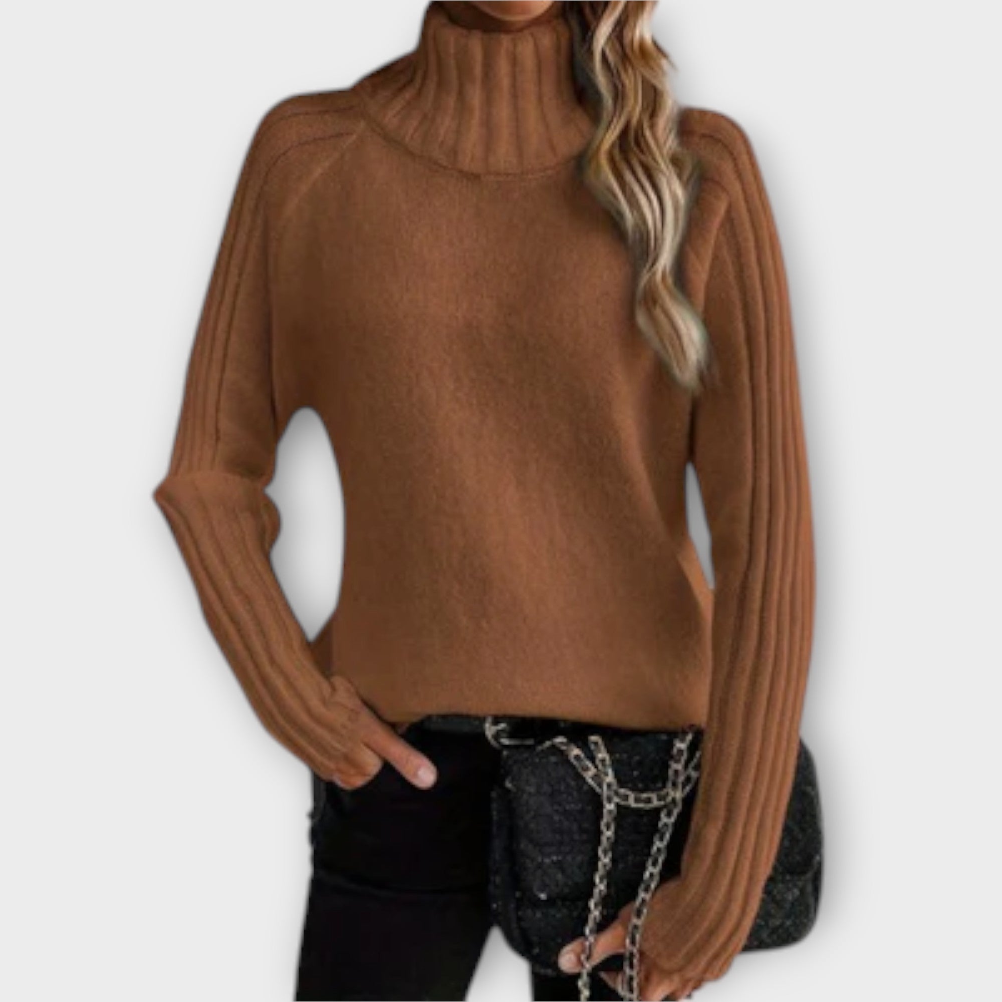 Hannah – Elegant flätstickad tröja