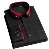 Adriano – Camisa clásica de algodón premium para Hombre