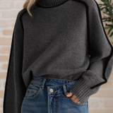 Donna | Elegant tröja med ståkrage