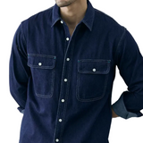 Camisa clásica de mezclilla para Hombre