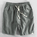 Shorts de Algodón de Estilo Japonés