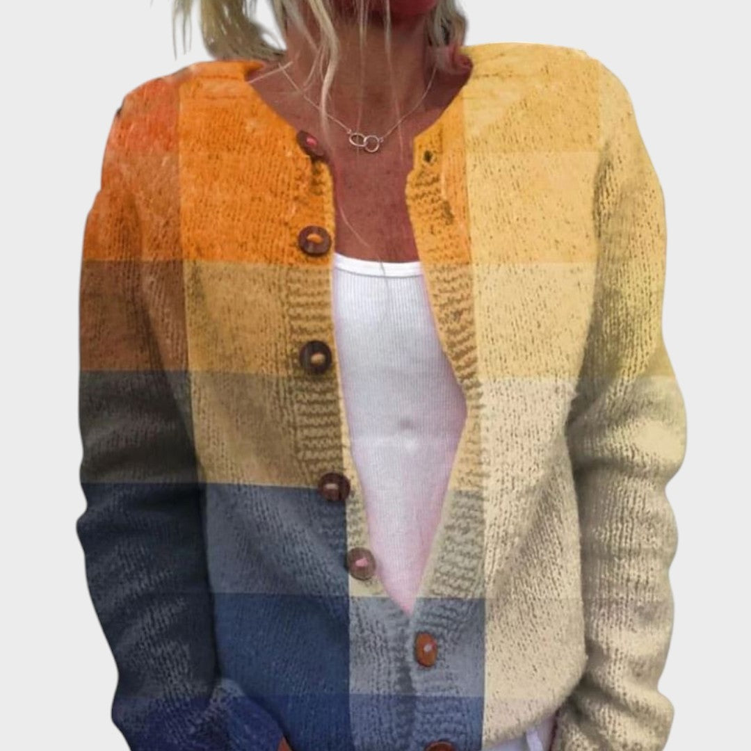 Beatriz – Blommig cardigan för hösten