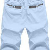 Victor - Pantalón Corto de Lino de Verano